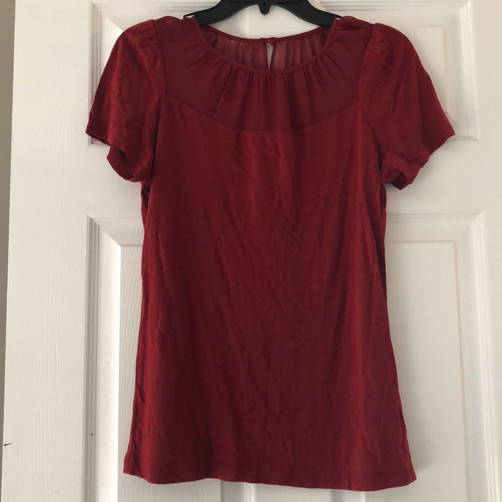 Red blouse